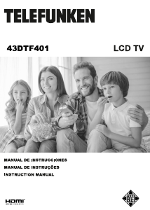 Manual de uso Telefunken 43DTF401 Televisor de LCD