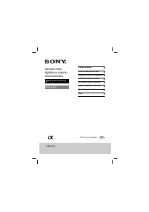 Manual Sony Alpha NEX-C3 Cameră digitală