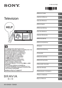 Manual de uso Sony Bravia KD-65AG8 Televisor de OLED