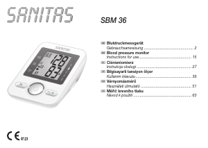 Handleiding Sanitas SMB 36 Bloeddrukmeter