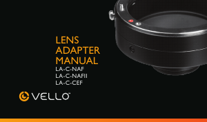 Manual Vello LA-C-NAF II Lens Adapter