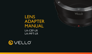 Manual Vello LA-CEF-LR Lens Adapter