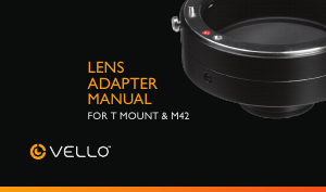 Manual Vello LA-CEF-M42 Lens Adapter