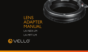 Manual Vello LA-MFT-LM Lens Adapter