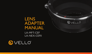 Handleiding Vello LA-NEX-CEFII Lensadapter