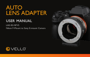 Manual Vello LAE-SE-NFV5 Lens Adapter
