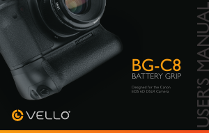 Manual Vello BG-C8 Battery Grip