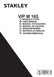 Manuale Stanley VIP M 165 Saldatrice