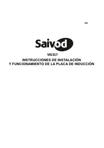 Manual Saivod VIS317 Hob