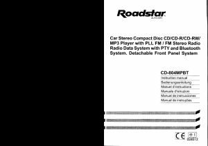 Bedienungsanleitung Roadstar CD-804MPBT Autoradio