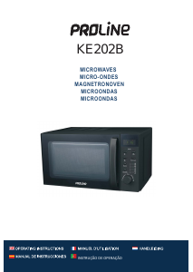 Mode d’emploi Proline KE202B Micro-onde