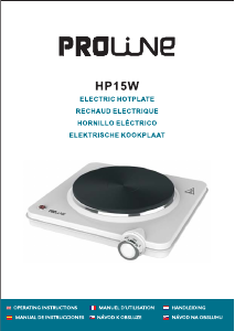 Mode d’emploi Proline HP15 Table de cuisson