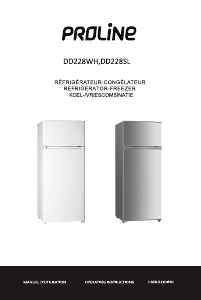 Mode d’emploi Proline DD228SL Réfrigérateur combiné