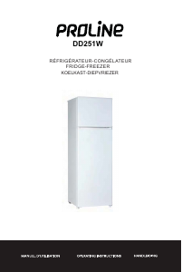 Mode d’emploi Proline DD251W Réfrigérateur combiné