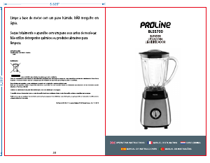 Mode d’emploi Proline BLSS700 Blender