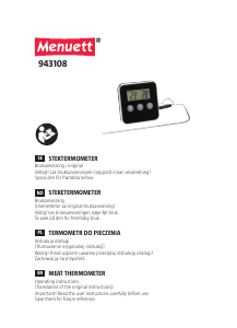 Manual Menuett 943-108 Food Thermometer