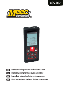 Manual Meec Tools 405-057 Laser Distance Meter