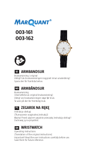 Handleiding MarQuant 003-162 Horloge