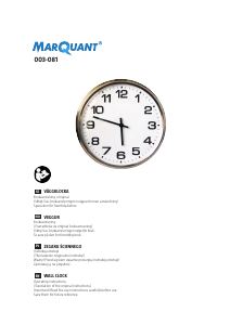 Manual MarQuant 003-081 Clock