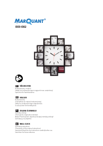 Manual MarQuant 003-082 Clock