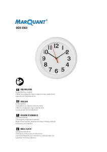 Manual MarQuant 003-083 Clock