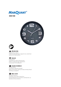 Manual MarQuant 003-130 Clock