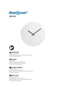 Manual MarQuant 003-154 Clock