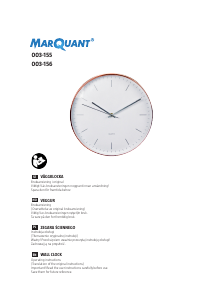 Manual MarQuant 003-155 Clock