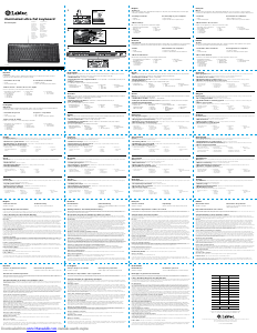 Manual Labtec Illuminated Ultra-flat Tastatură