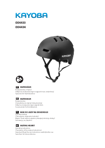 Instrukcja Kayoba 004-433 Kask rowerowy