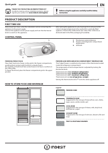 Manual Hotpoint BDFS 242 AA Fridge-Freezer