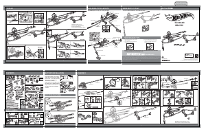 Handleiding Hot Wheels BHT76 Track Builder Mega Pack Racebaan