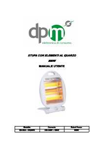 Manuale DPM QH-80A Termoventilatore