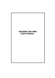 Manual Finlux Qline 1000 Washing Machine