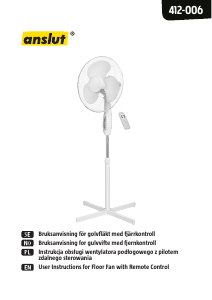 Handleiding Anslut 412-006 Ventilator