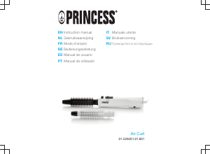 Manuale Princess 529201 Air Curl Modellatore per capelli