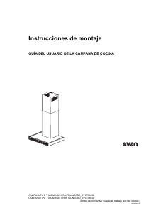 Manual de uso Svan SVCT9653D Campana extractora