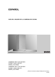 Manual de uso Svan SVCT9652 Campana extractora