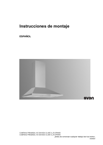 Manual de uso Svan SVCP6653 Campana extractora