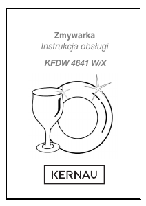 Instrukcja Kernau KFDW 4641 W Zmywarka