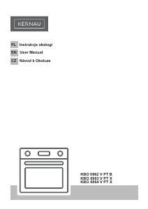 Manual Kernau KBO 0963 V PT X Oven