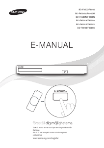 Bruksanvisning Samsung BD-F8500N Blu-ray spelare