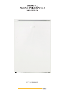 Manual Kernau KFR 08252 W Refrigerator