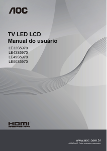 Manual AOC LE32S5970 Televisor LED