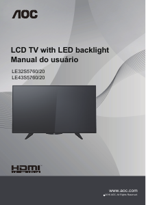 Manual AOC LE32S5720 Televisor LED