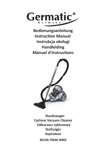 Manual Germatic BSCM-700W.90NE Vacuum Cleaner