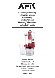 Manual AFK ESTMS-700 Hand Blender