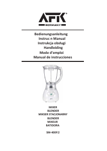 Manual de uso AFK SM-400P.2 Batidora