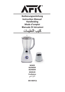 Manual AFK SM-400P.2L Blender