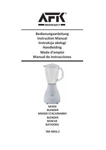 Instrukcja AFK SM-400G.2 Blender